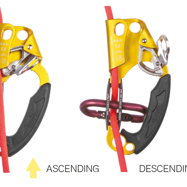 Grivel climbing devices Ascendeur Descendeur right Fast and Light CH 2