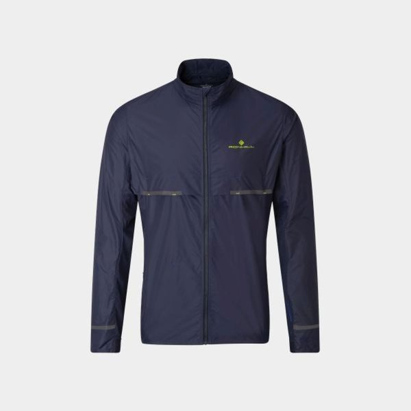 RH 004929 Mens Tech Tornado Jacket Rh 00773 Deep NavyCitrus Front 1