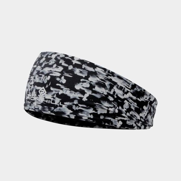 ronhill Black Mono Mushroom Reversible Contour Headband 1