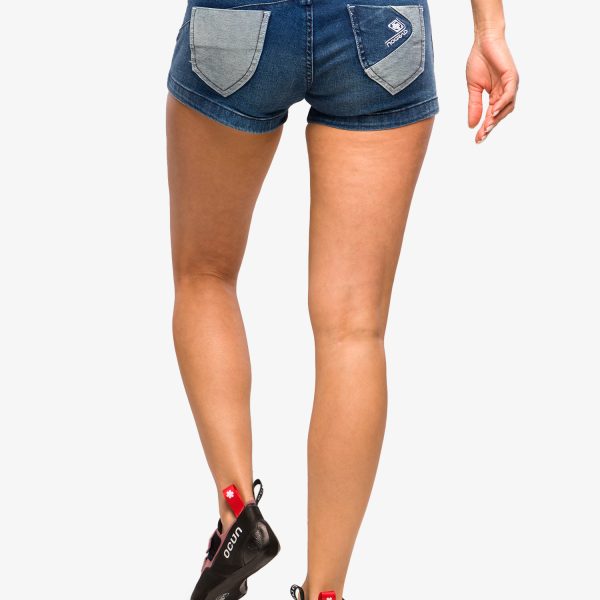 NOGRAD WOMEN STONE WASHED SHORT DENIM BLUE t2@FastandLight back.jpg