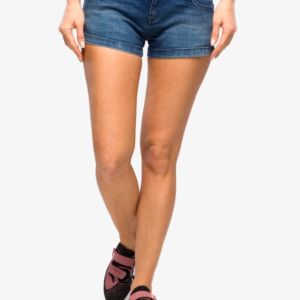 NOGRAD WOMEN STONE WASHED SHORT DENIM BLUE t2@FastandLight front.jpg